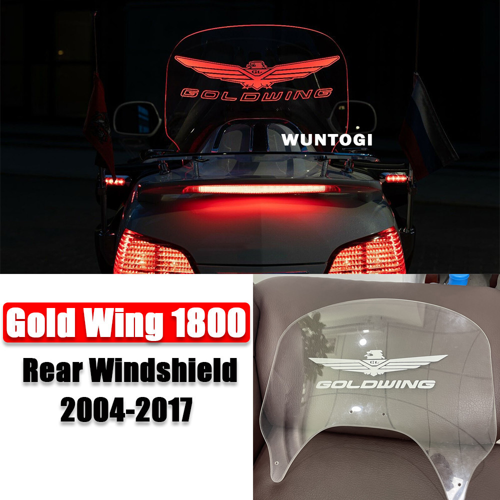 อุปกรณ์เสริม1800 goldwing ด้านหลังเครื่องเบนอากาศสำหรับ Honda goldwing 1800 GL 1800 2004-2017กระจกรถ