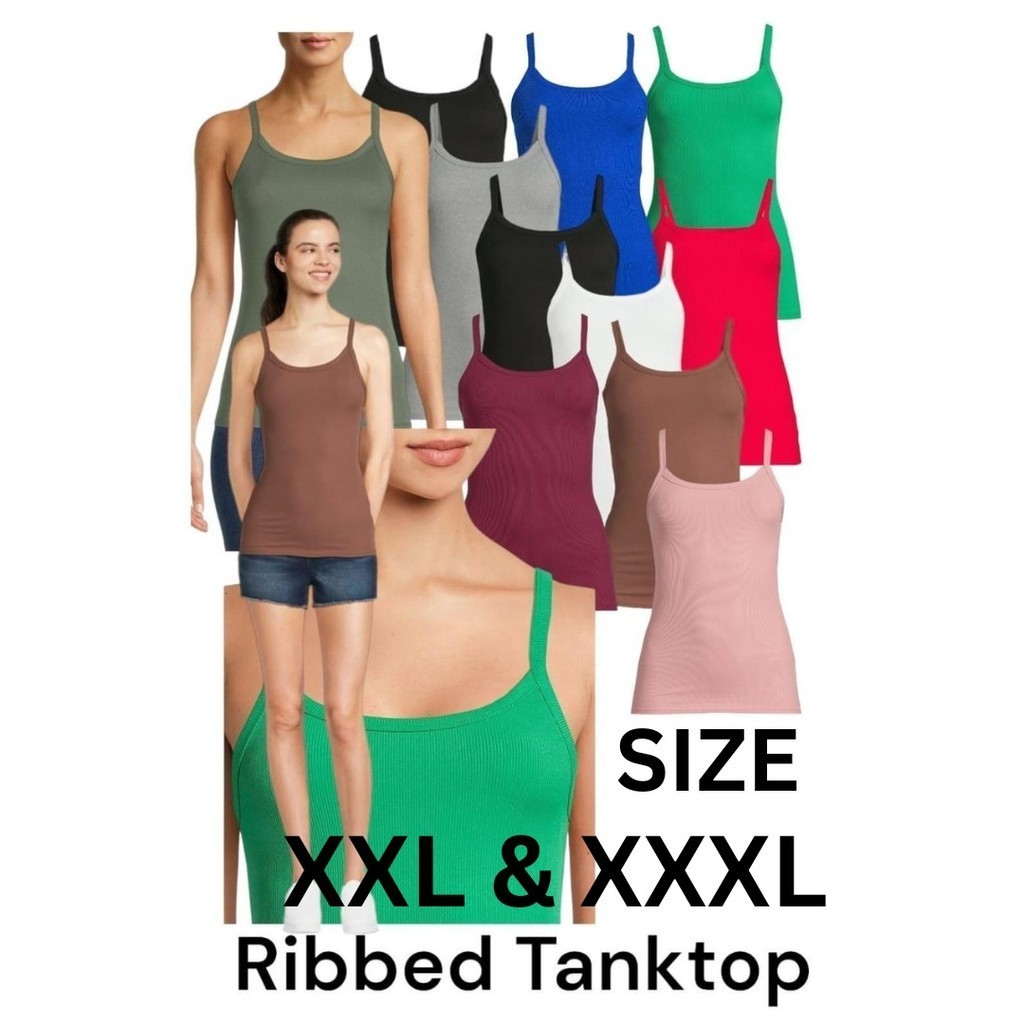 YOUR COLOR 526 [XXL & XXXL] [90-110KG] NOBO RIBBED TANKTOP CHOOSE COLOR