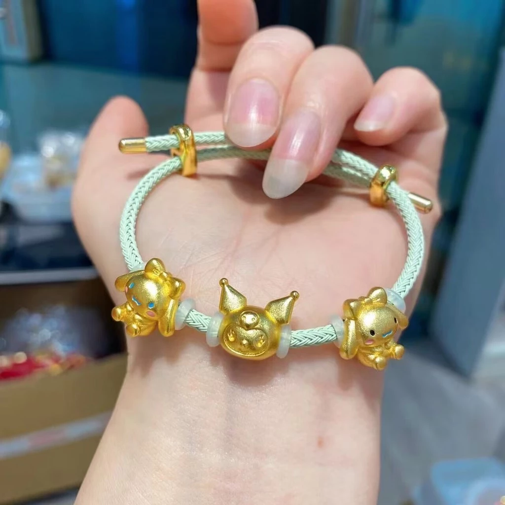 สร้อยข้อมือลูกปัด Kuromi การ์ตูน DIY thumbnail 3