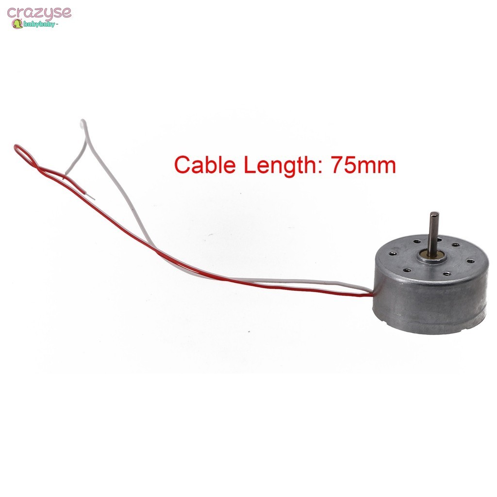 [Cra]คุณภาพสูง Rf-300ca RC-300 DC 3V 5V 6V 10300RPM มินิ 24 มม.รอบมอเตอร์ไฟฟ้า 2 มม.เพลา