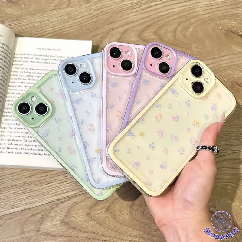 โปร่งใสโรแมนติกน่ารักกล่องดอกไม้สดเข้ากันได้กับ IPhone 17 AIR 16 11 14 13 15 12 Pro Max 7Plus XR X XS 15 7 8 14 Plus SE