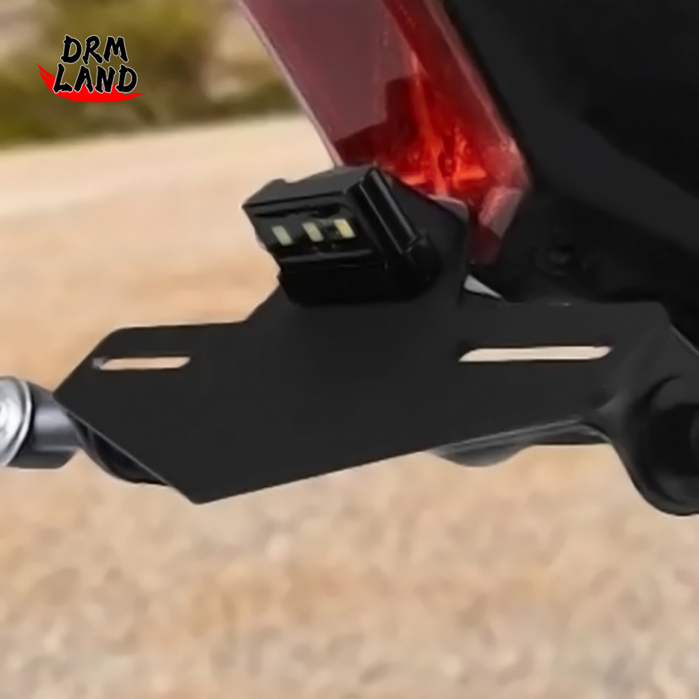 Yที่ยึดป้ายทะเบียนรถจักรยานยนต์ไฟ LED สำหรับยามาฮ่า YZFR1 2004-2008 R1M R1S YZF-R6 2016-2020หางที่เร