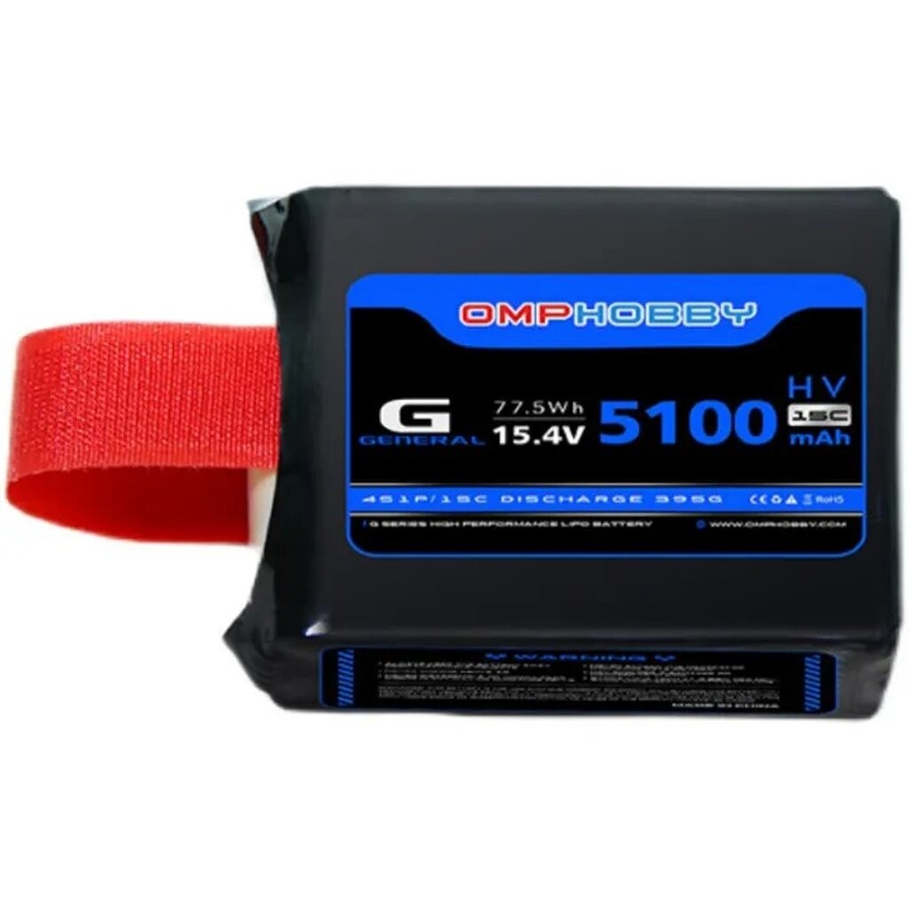 OMPHOBBY ZMO VTOL FPV Aircraft HV LiPo Battery 5100mAh 15.4V 4S อุปกรณ์โดรน Drone