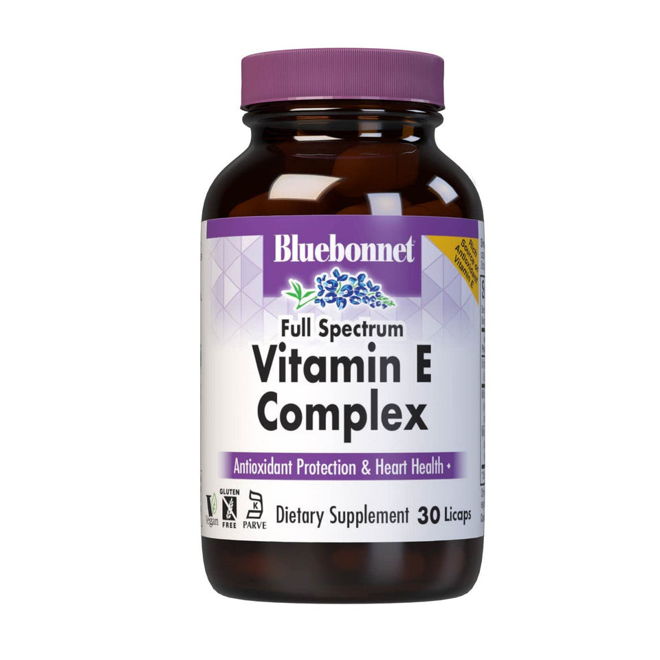 Bluebonnet Full Spectrum Natural Vitamin E Complex 200 IU - 30 Licaps