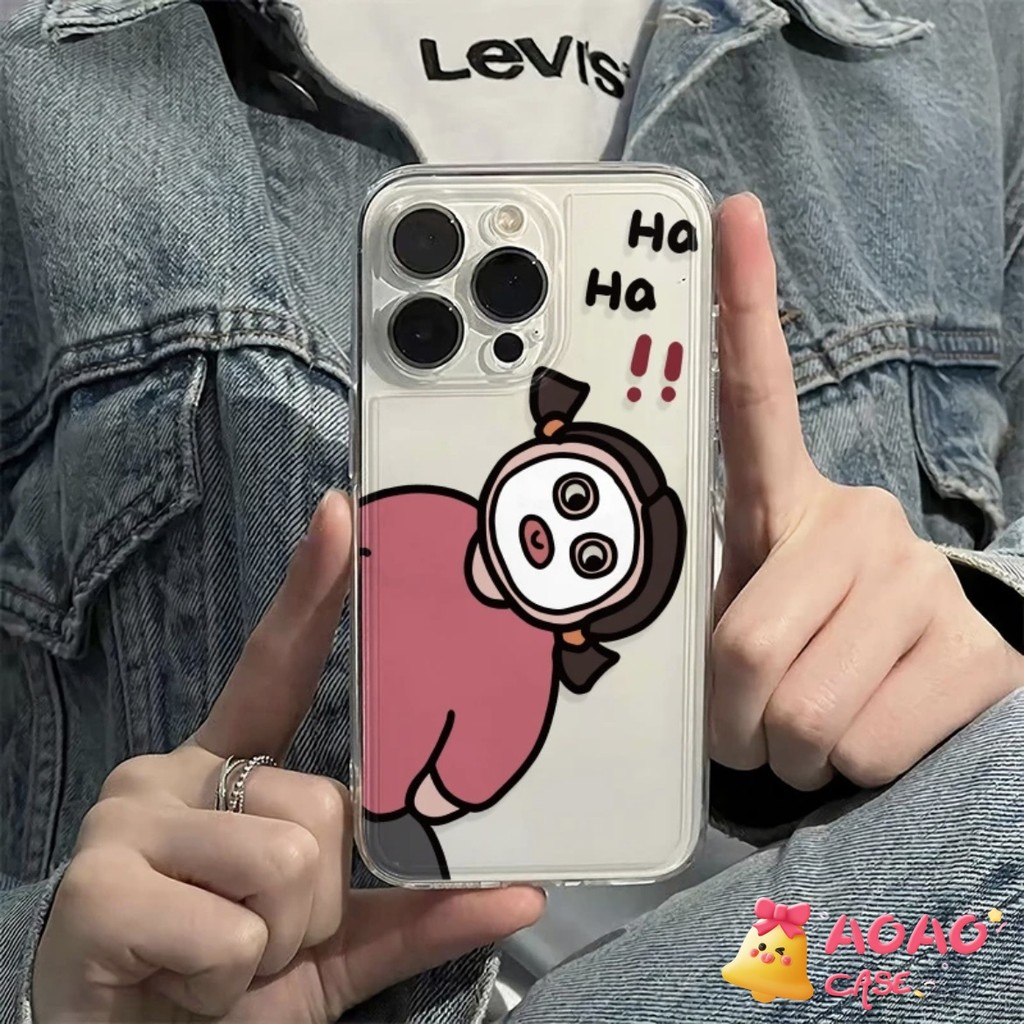 การ์ตูนตลก เด็กผู้ชาย เด็กผู้หญิง คู่รัก ซอฟท์ เคสiphone 15 11 13 12 14 Pro Max 7Plus XR X XS Max 14 15 7 8 Plus SE 2020