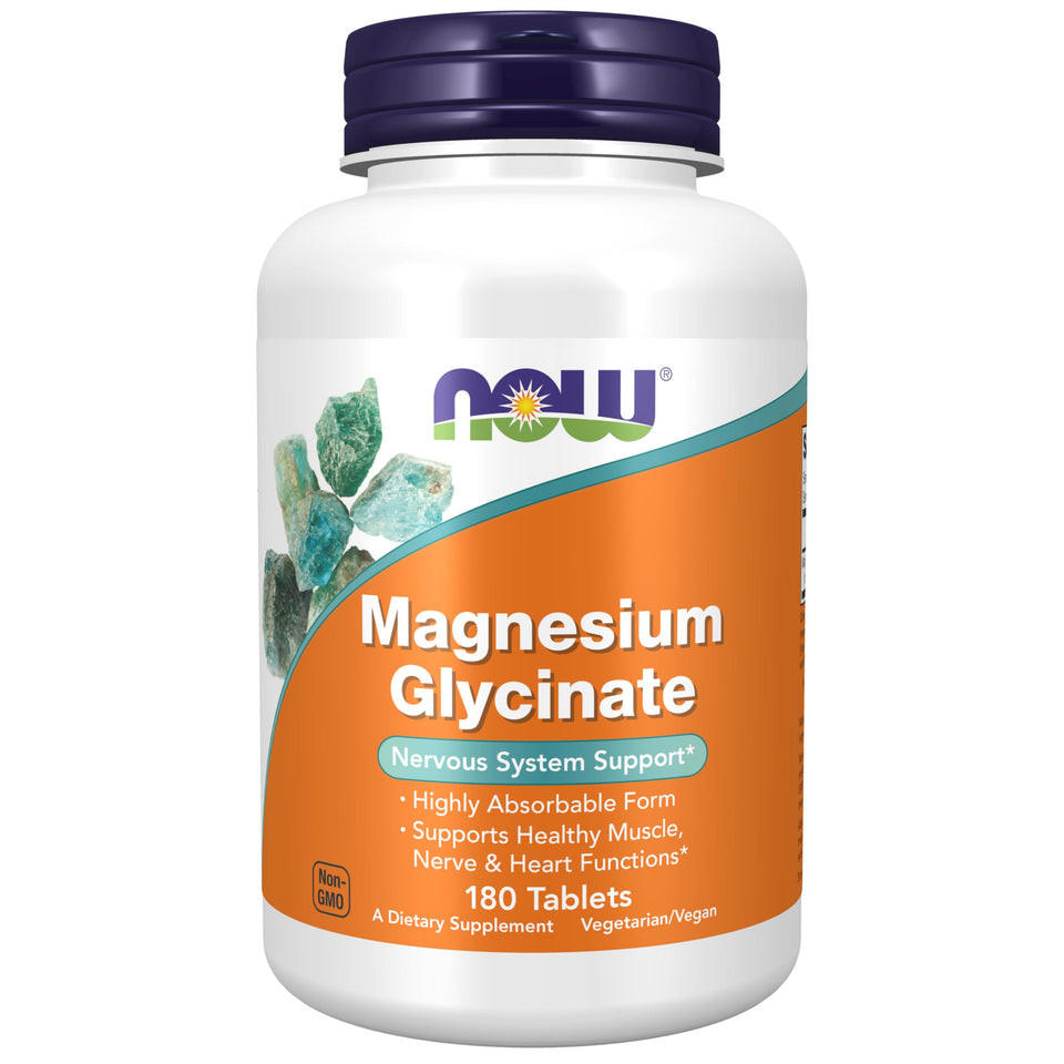 Now อาหารเสริม Magnesium Glycinate 100 mg 180 เม็ด