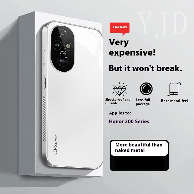 Yjd Case สําหรับ Honor 200 Pro สินค้าใหม่ Multicolor อะคริลิค Backboard เคสโทรศัพท์กันกระแทก
