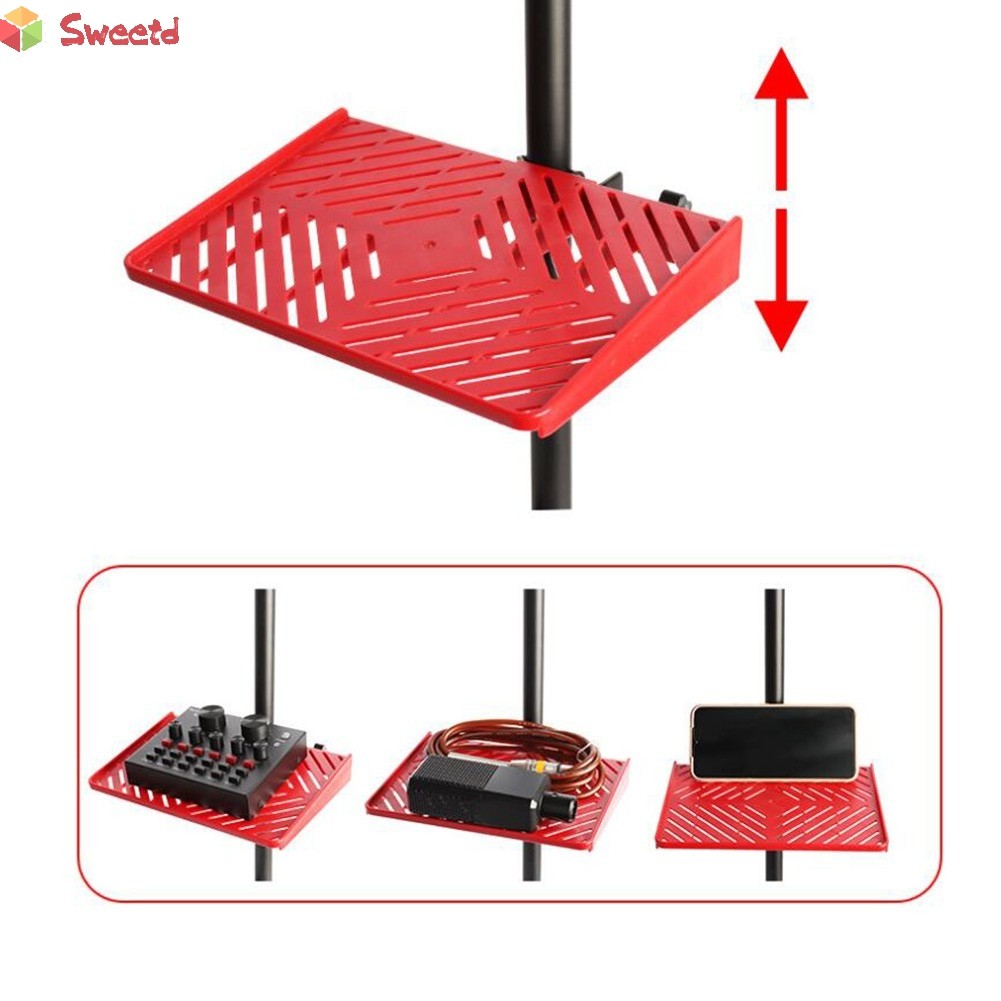 SWTDRM ขาตั้งไมค์ Soundcard ถาดชั้นวาง Supporter กีตาร์ Performance Live StandMUSIC