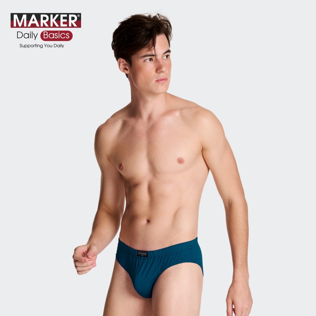 [โปร 1 แถม 1] MARKER® กางเกงในชาย สามเหลี่ยม สีคลาสสิค / 001_P3 - รูปที่ 2