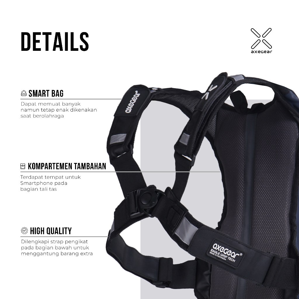 กระเป๋าเป้ AXEGEAR ENDURO HYDROPACK 06 TRAIL ราคา ถูกที่สุด ดีลบีเคเค แกลเลอรีภาพที่ 2