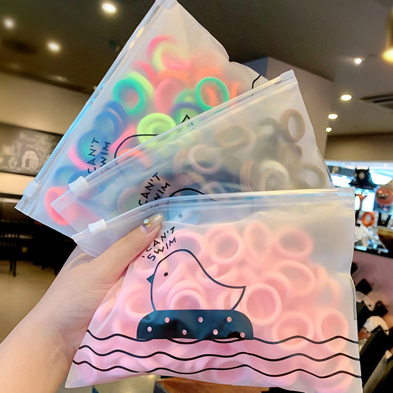 50ชิ้นแฟชั่นเกาหลีผมแหวนสาวผ้าขนหนูแหวนที่ไร้รอยต่อเชือกผมยางรัดผมอุปกรณ์ผม