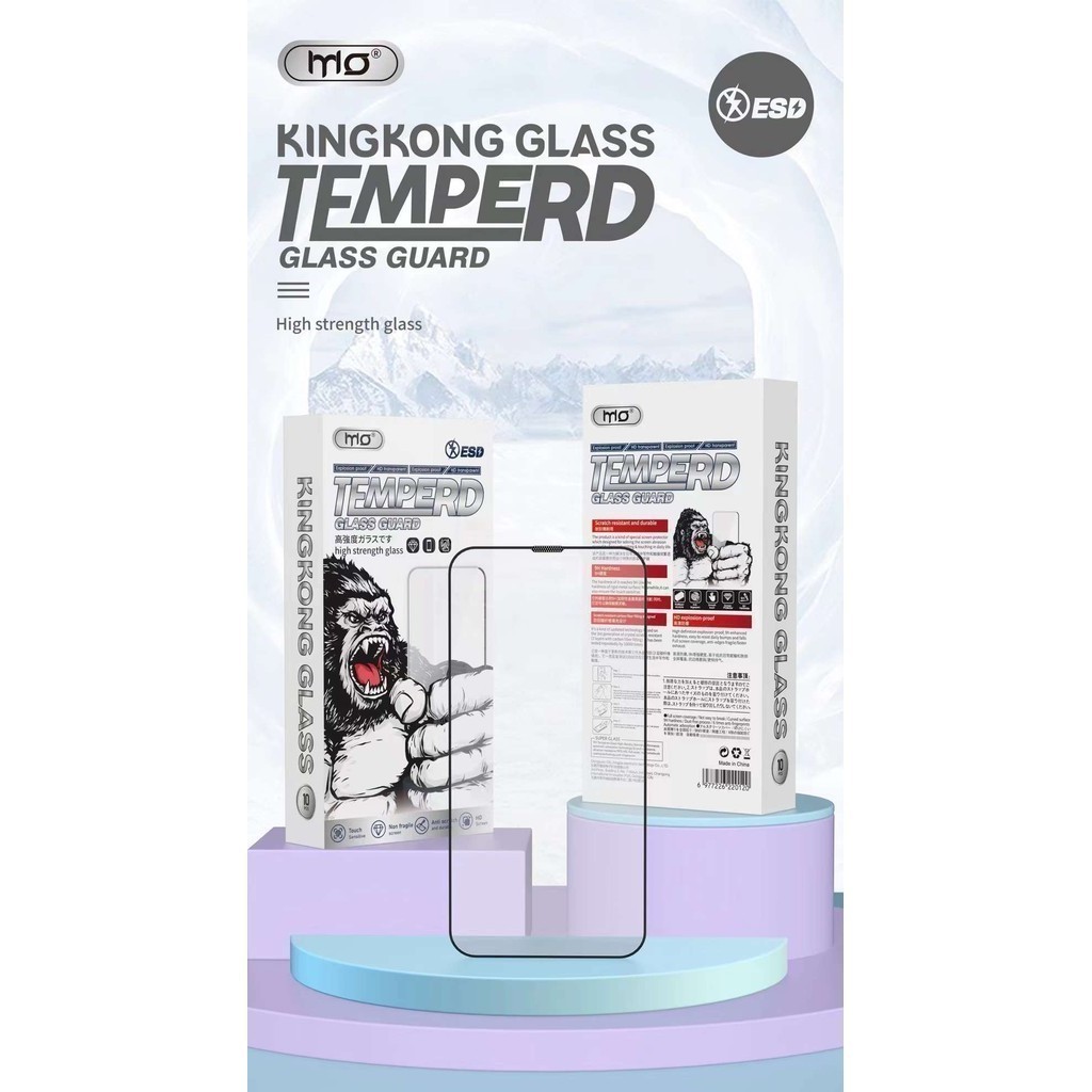 ฟิล์มกระจกใสเต็มจอ งาน0.4mmป้องกันไฟฟ้าสถิตย์ สำหรับ VIVO V20PRO V21 V23 V29 Y11 Y12 Y17 Y19 Y20 Y31