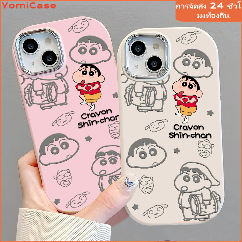 เคส Shinchan เคส Samsung A05s A15 A10s A25 A51 A11 A12 A13 A14 A03 A54 A52 A31 A71 A23 S21 S22 S23 S24 เคสซัมซุง การ์ตูน