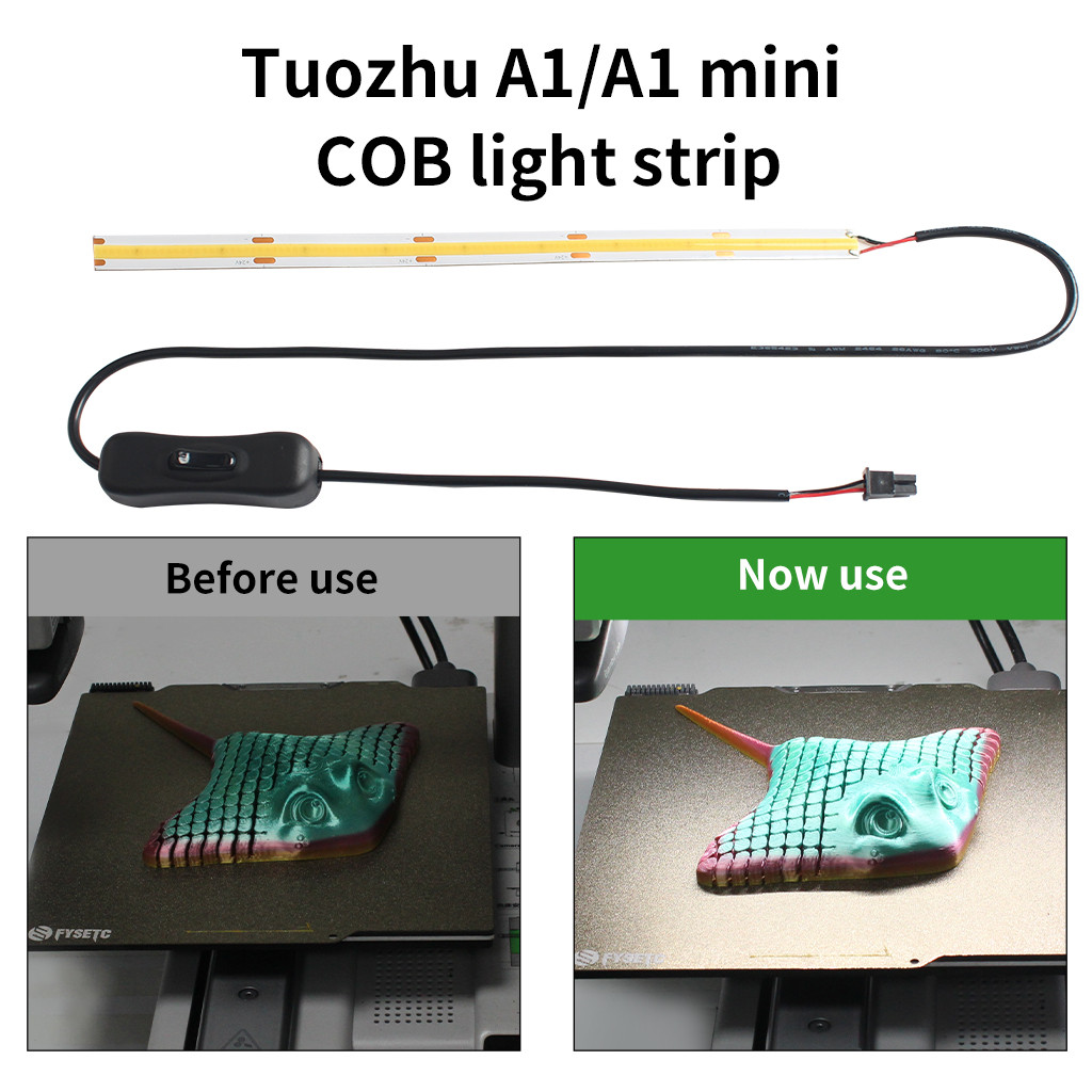 สําหรับbambu Lab A1/A1 MINI Light Strip Super bright LED Ra95 เติมแสง 24V LEDสําหรับBambu Lab 3Dเครื่องพิมพ์