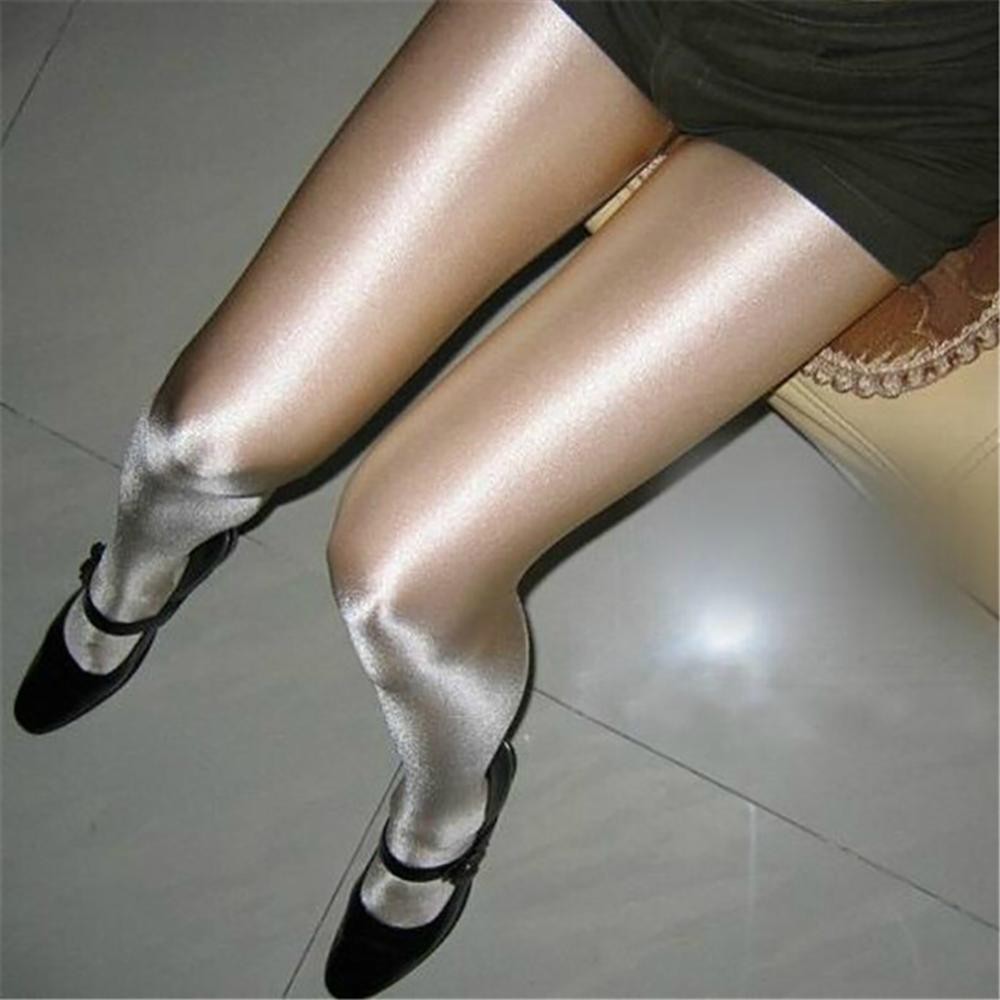 Gaofeng 70D แฟชั่นผู้หญิงใหม่ 3 สี Tights Lady เซ็กซี่ Smooth ซาตินเงาถุงน่องน้ํามันหญิงคุณภาพสูง Pantyhose E9K1