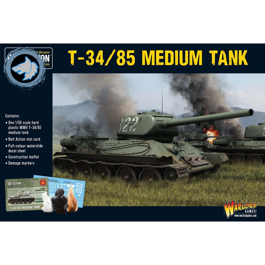 [พร้อมส่ง] WARLORD GAMES: BOLT ACTION: T-34/76 Medium Tank โมเดลรถถัง