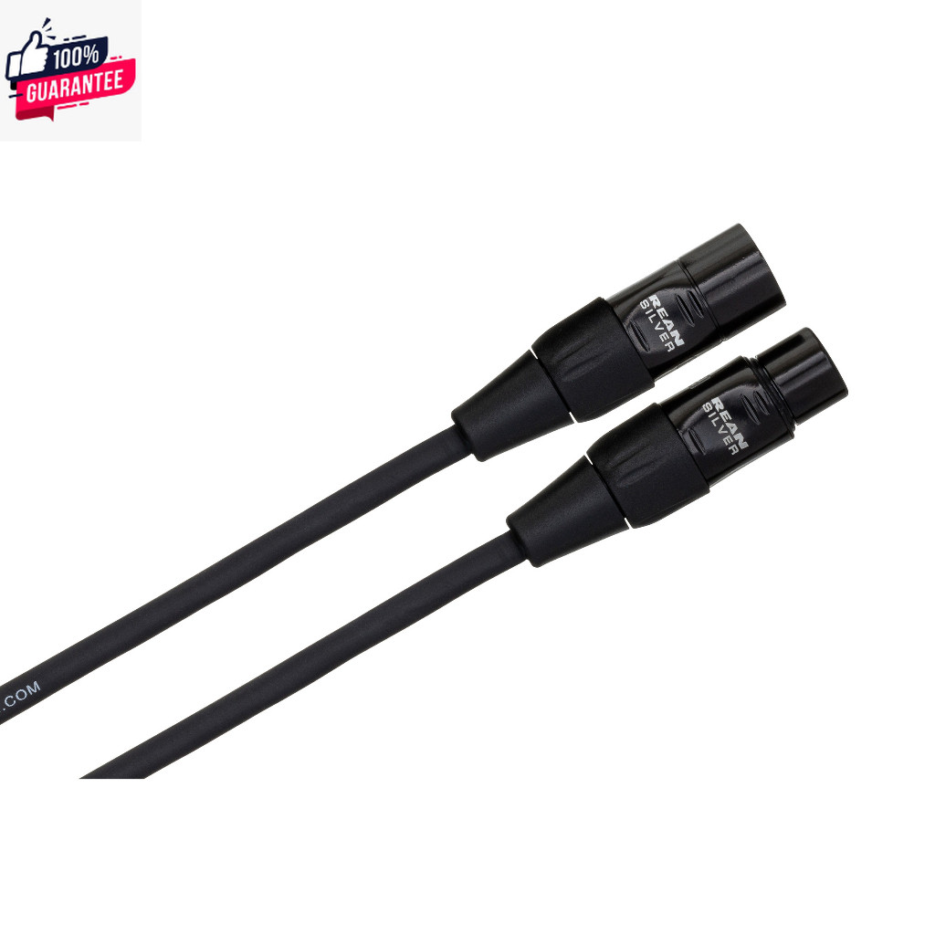 Hosa  HMIC-010 / HMIC-015  Pro Microphone Cable, REAN XLR3F to XLR3M, 10 ft / 15 ft สายแจ็คไมค์โครโฟ