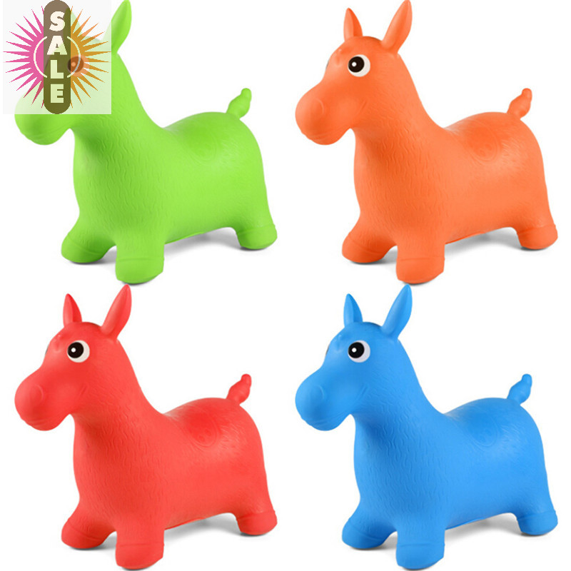 On Creative Baby Christmas Gift ของเล่นเป่าลมกระโดดม้าของเล่นเด็กกีฬา A
