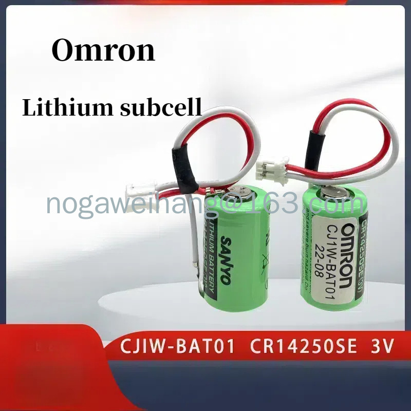 Omron CJ1W-BAT01 CR14250SE /3V/ PLC แบตเตอรี่แบบใช้แล้วทิ้ง