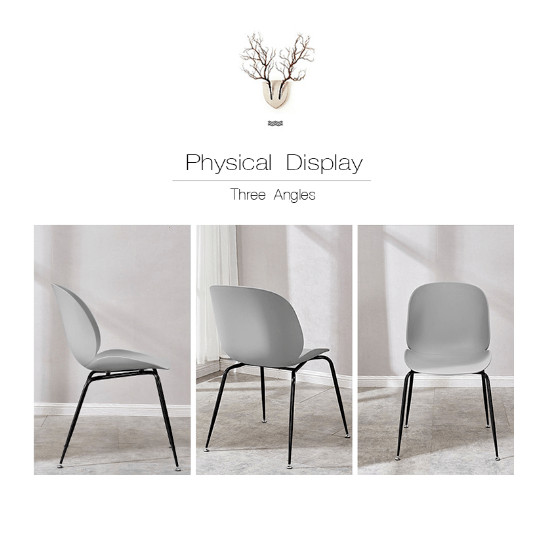 room_shop101 Pulito เก้าอี้ 54×46×86cm รุ่น SQ20 สีเทา