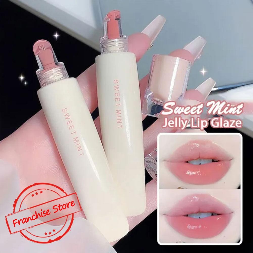 Sweet Mint Liquid Lip Glaze Moisturizing กันน้ํา Easy Gloss ไม่จางหายน้ํา Lip Glaze E4y9