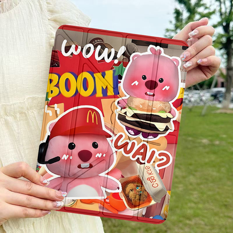 เคสสำหรับ ไอเเพด พับได้แบบตัวY For ไอเเพด Air5 Air6 Air4 gen10 10.9 gen9gen8gen7 10.2 Air1 Air2 gen5 gen6 9.7 Air3 pro11 มีถาดใส่ปากกา loopy case