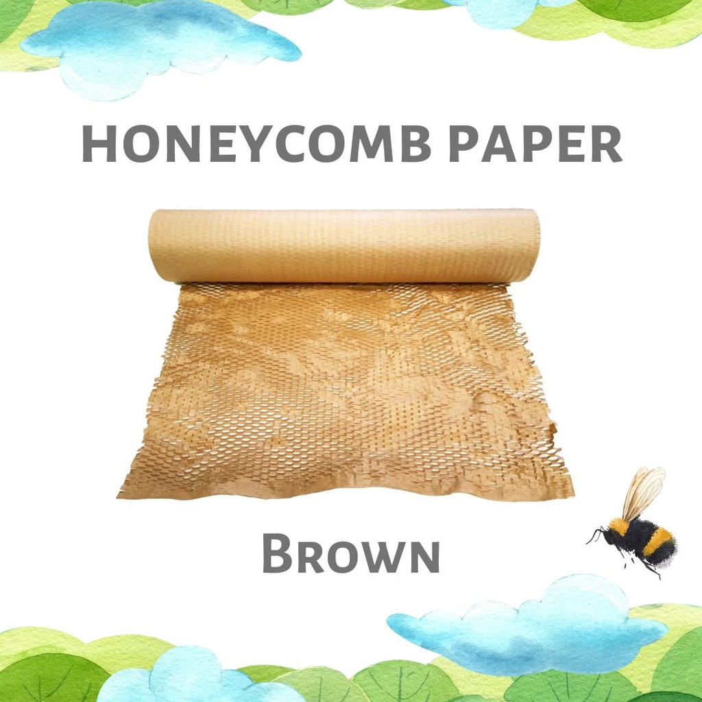 กระดาษรังผึ้งกันกระแทก Honeycomb Paper ห่อของ กันกระแทก ดีไซน์เก๋ สไตล์มินิมอล (หลายขนาด)