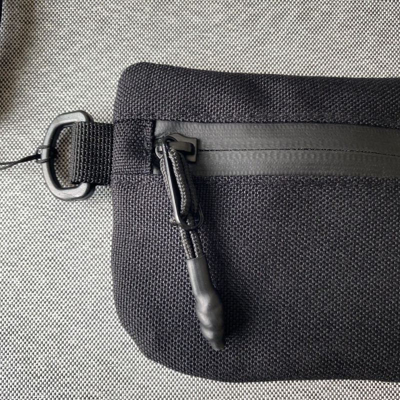Cordura* กระเป๋าใส่เหรียญกันน้ําน้ําหนักเบา Mini Nylon Key Case แบบพกพา Halter Cards Holder กระเป๋าสตางค์พร้อมเชือกเส้นเล็ก