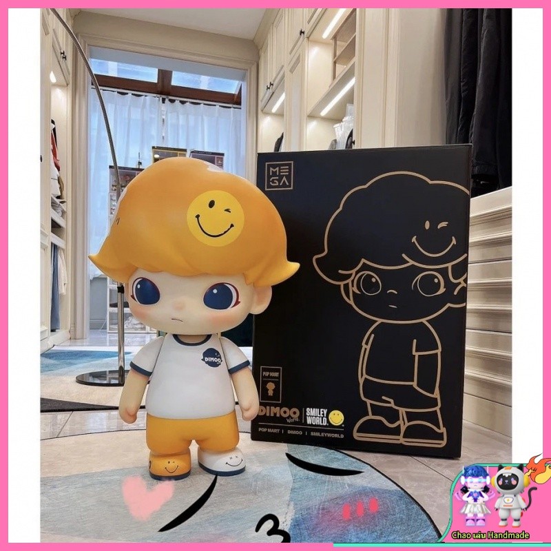 Bubble Mart dimoo1000 Bath Blind Box Quat Handhanded Begina Decoration Series ห้องนั่งเล่น