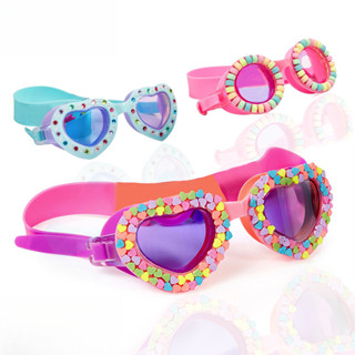 เด็กการ์ตูนสไตล์ซิลิโคนแว่นตาว่ายน้ําเด็กน่ารักกบแว่นตาป้องก…