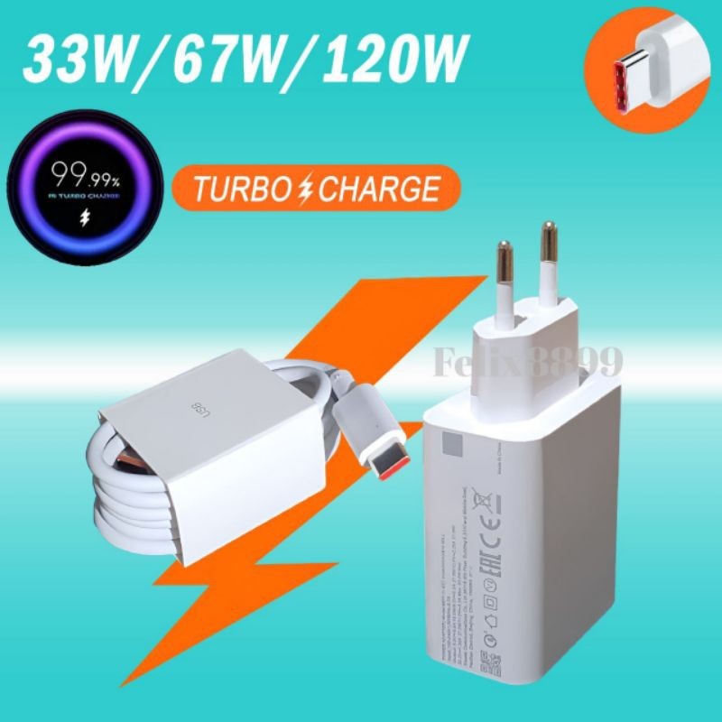 เครื่องชาร์จ Casan POCO X3 X4 X5 F2 F3 F4 Gt M4 M5S NFC Pro TURBO CHARGE 33W 55W 65W 67W TYPE C