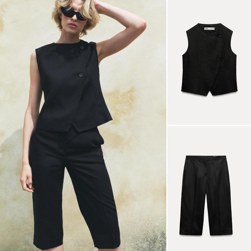 2025 เสื้อกั๊กปกคู่8843298กางเกงขาสั้น8960298