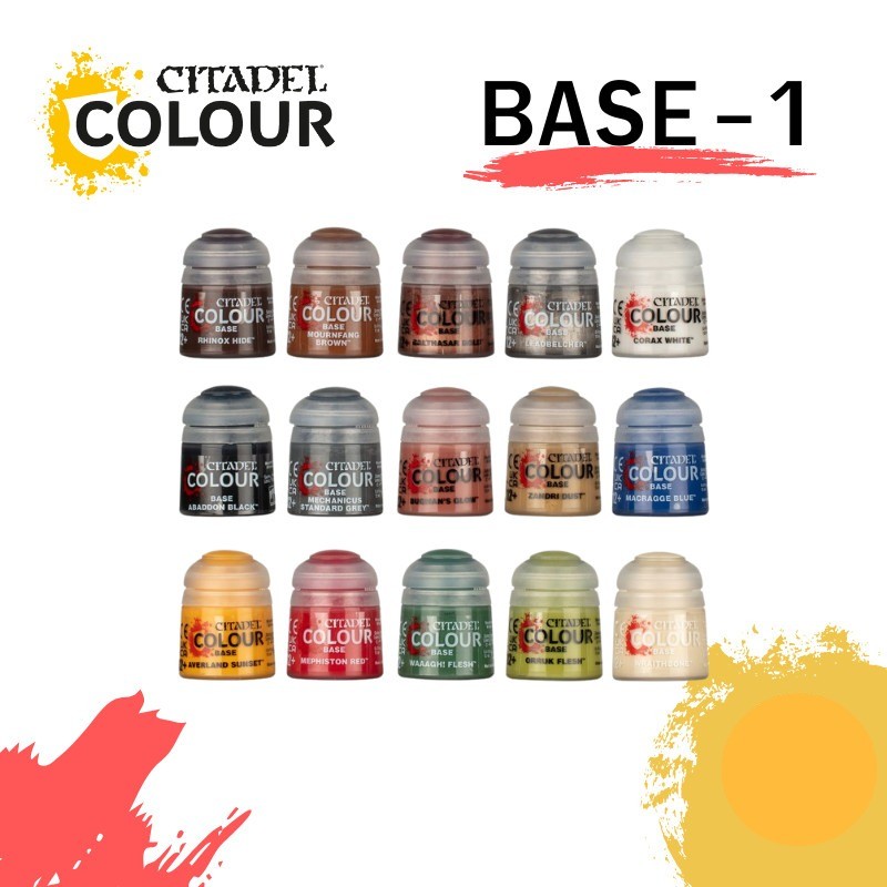 [สินค้าพร้อมส่ง] Citadel : BASE : LINK 1 สีอะคริลิคสำหรับทาโมเดลพลาสติก (12ML)