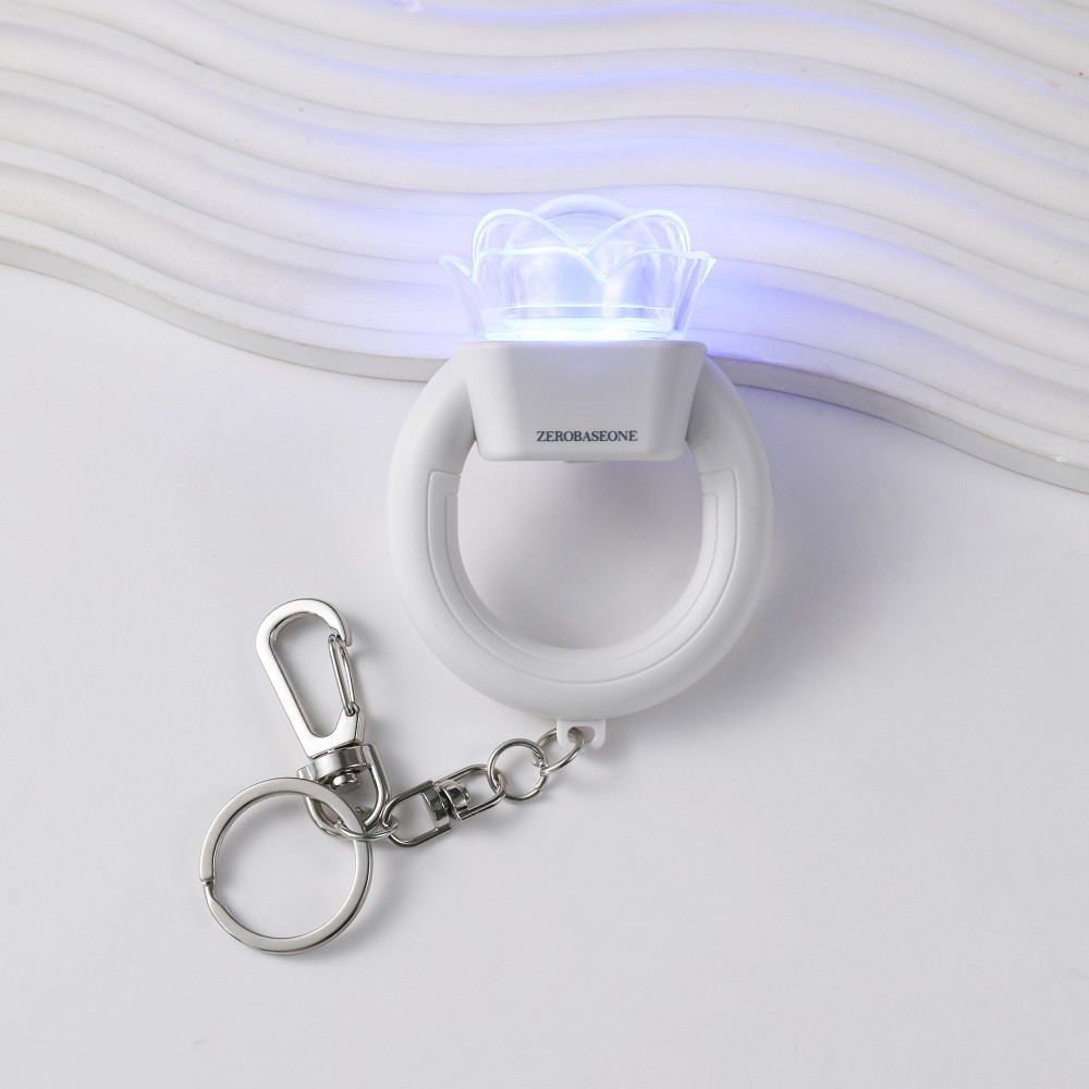 Kpop ไอดอล ZEROBASEONE Mini Light Stick พวงกุญแจ ZB1 Glow Stick พวงกุญแจสําหรับ ZE_ROSE ของขวัญ