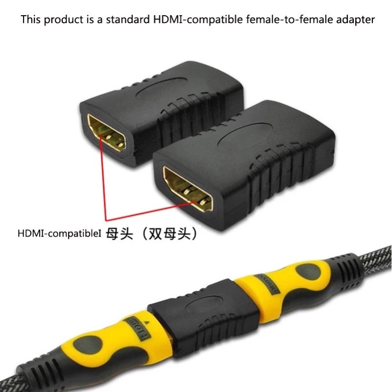 ข้อต่อกลางสาย HDMI ตัวต่อกลาง หัวตัวเมีย 2 ด้าน 4K HDMI Extender Connector Converter Female (F/F) ราคา ถูกที่สุด ดีลบีเคเค แกลเลอรีภาพที่ 6