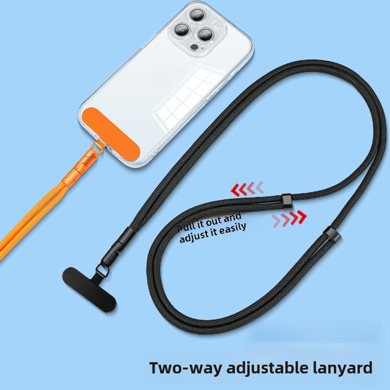 สายคล้องคอเชือกเส้นเล็กโทรศัพท์มือถือแบบปรับได้พร้อม Cip Drop-Resistant คุณภาพสูง Anti-Lost ล็อคโลหะ