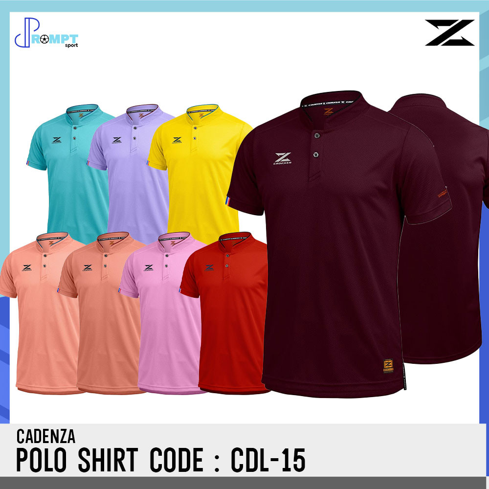 CADENZA เสื้อโปโลคอจีน CDL-15 ชาย/หญิง ของแท้ ชุด 1