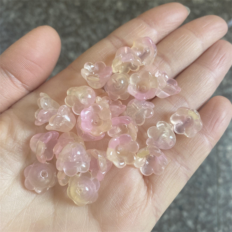 50pcs แก้วสีกล้วยไม้ดอกตูม DIY ปิ่นปักผมโบราณจี้จี้เครื่องประดับขายส่ง ราคา ถูกที่สุด ดีลบีเคเค แกลเลอรีภาพที่ 9