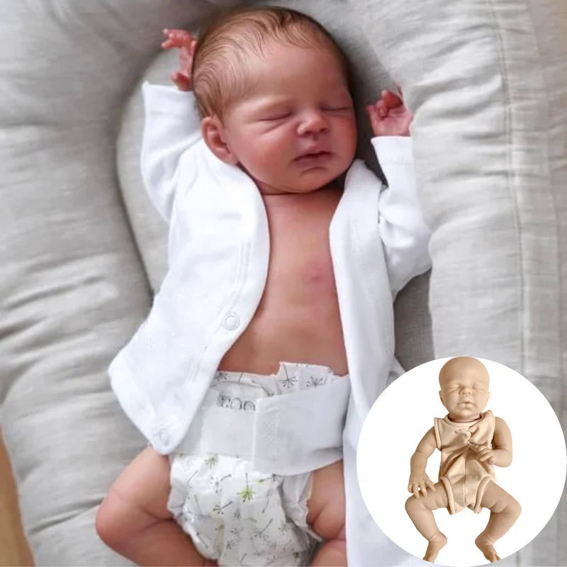 Bebe Reborn Doll Kit Newborn 16 Inches Zendric Reborn Doll Kits Blank Unpainted Unfinished Baby Mold