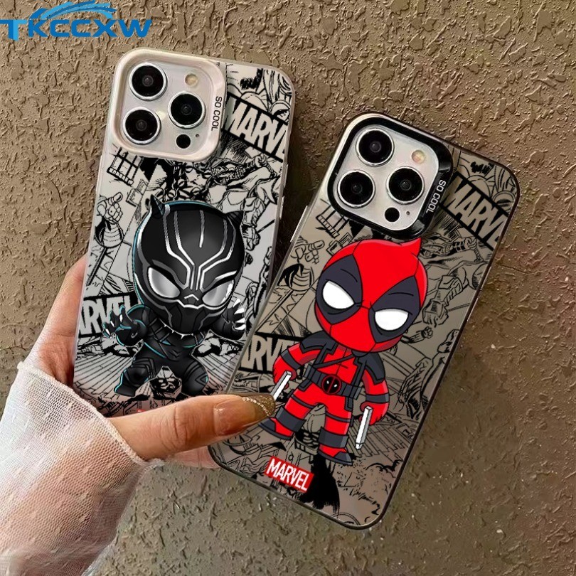 หรูหรา Marvel Deadpool Frosted เคสโทรศัพท์สําหรับ OnePlus 11 11R 12 ACE 3V 3 2 Pro 2V Nord N300 N20 SE กรณีพรีเมี่ยมกันกระแทก
