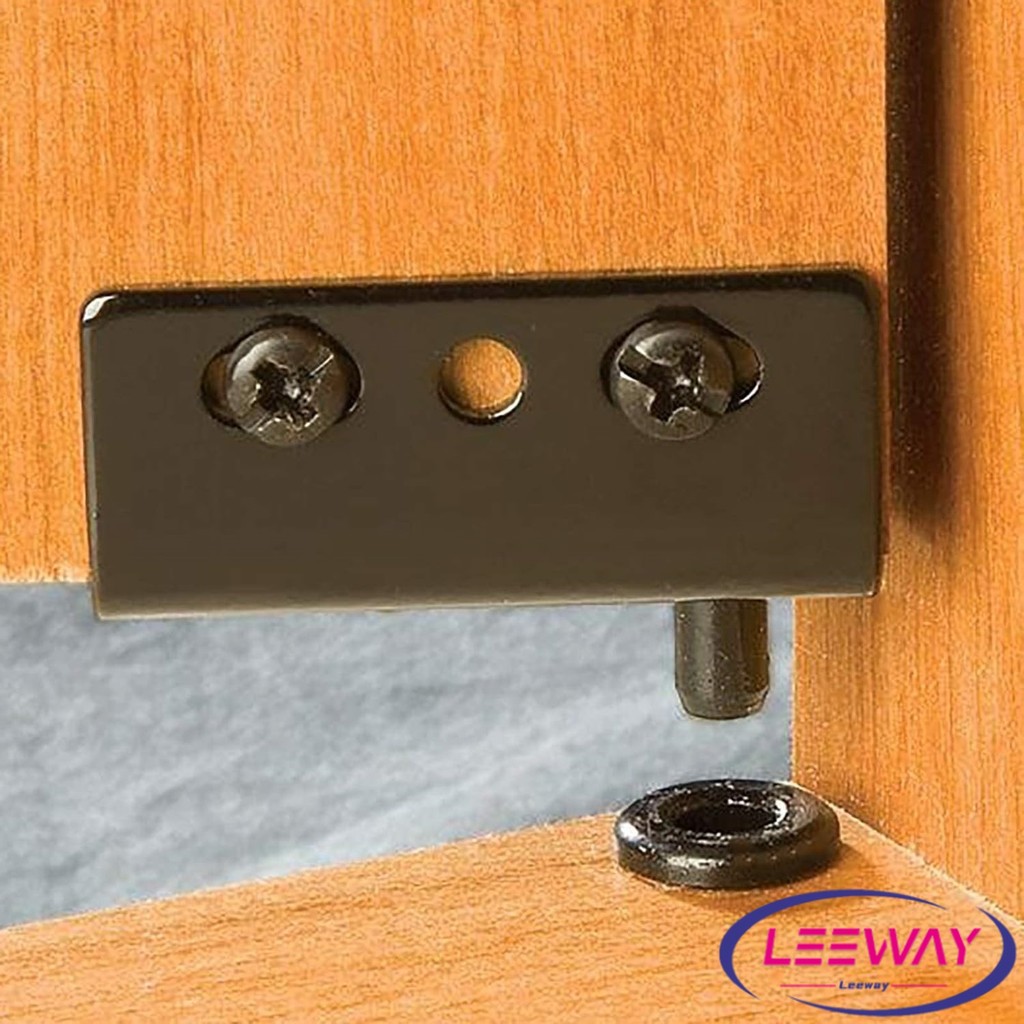 Leeway【มีสินค้าในสต๊อก】 บานพับซ่อน ประตูตู้ บานพับหมุน ทนทาน ป้องกันสนิม ฮาร์ดแวร์ในครัวเรือน Pivot Hinges