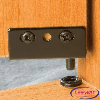 Leeway【มีสินค้าในสต๊อก】 บานพับซ่อน ประตูตู้ บานพับหมุน ทนทาน ป้องกันสนิม ฮาร์ดแวร์ในครัวเรือน Pivot Hinges