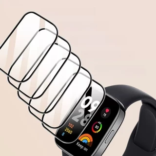 ฟิล์มโค้ง 3D สําหรับ Redmi watch 5 / 5 eSIM / 5 Active / 5 Lite / 4 / 3 Active / 2 Lite / Mi watch Lite Soft ป้องกัน Smartwatch ป้องกันหน้าจออุปกรณ์เสริมไม่ใช่กระจก