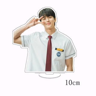 Byeon Woo Seok อะคริลิค Standee 10 ซม.ตกแต่งโต๊ะของขวัญนักเรียน
