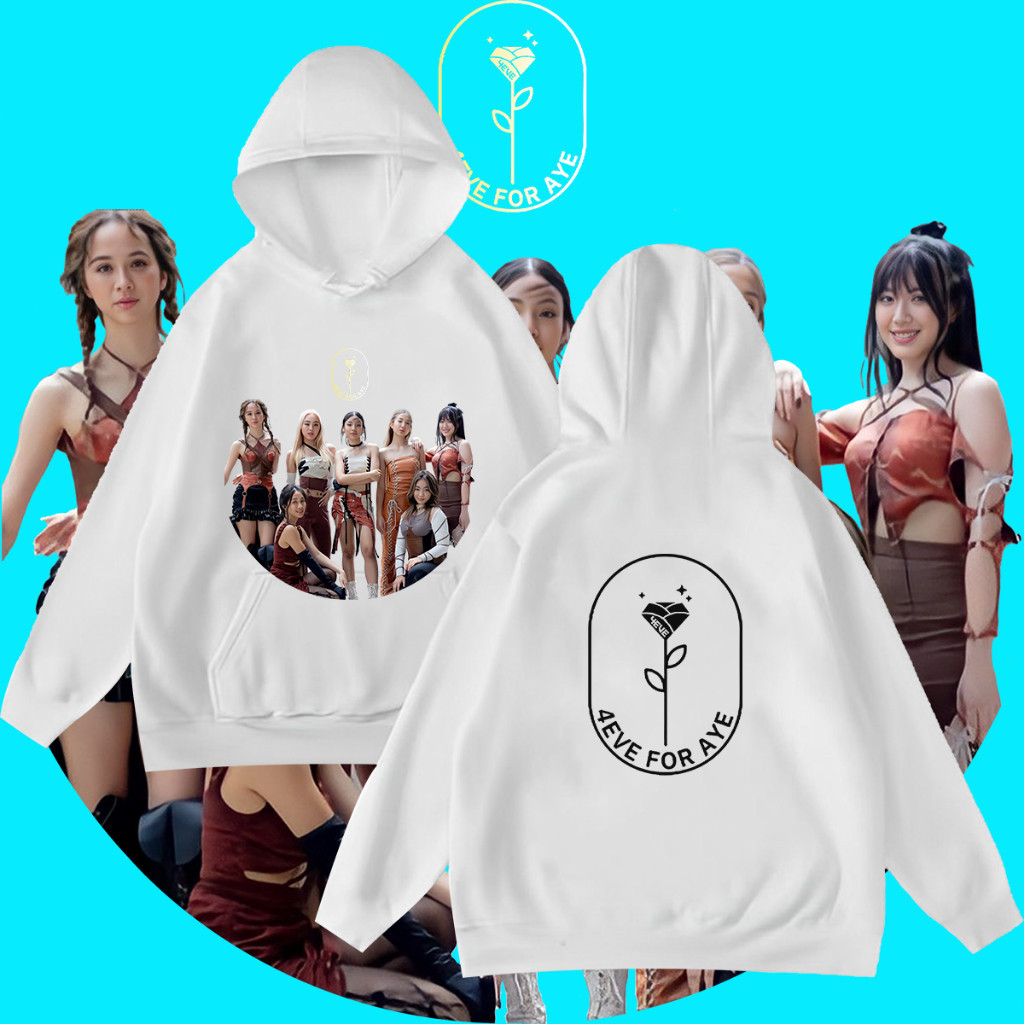 เสื้อ 4EVE อัลบั้ม Cotton พิมพ์ลายกราฟฟิค สไตล์เกาหลี แฟชั่น Unisex ไซซ์ M-3XL