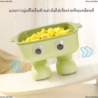 ชามอาหารสัตว์เลี้ยง กันลื่น กันสำลัก รูปแบบหุ่นยนต์ ยกสูง น่ารักทำความสะอาง่าย ชามแมว ต่อต้านมด
