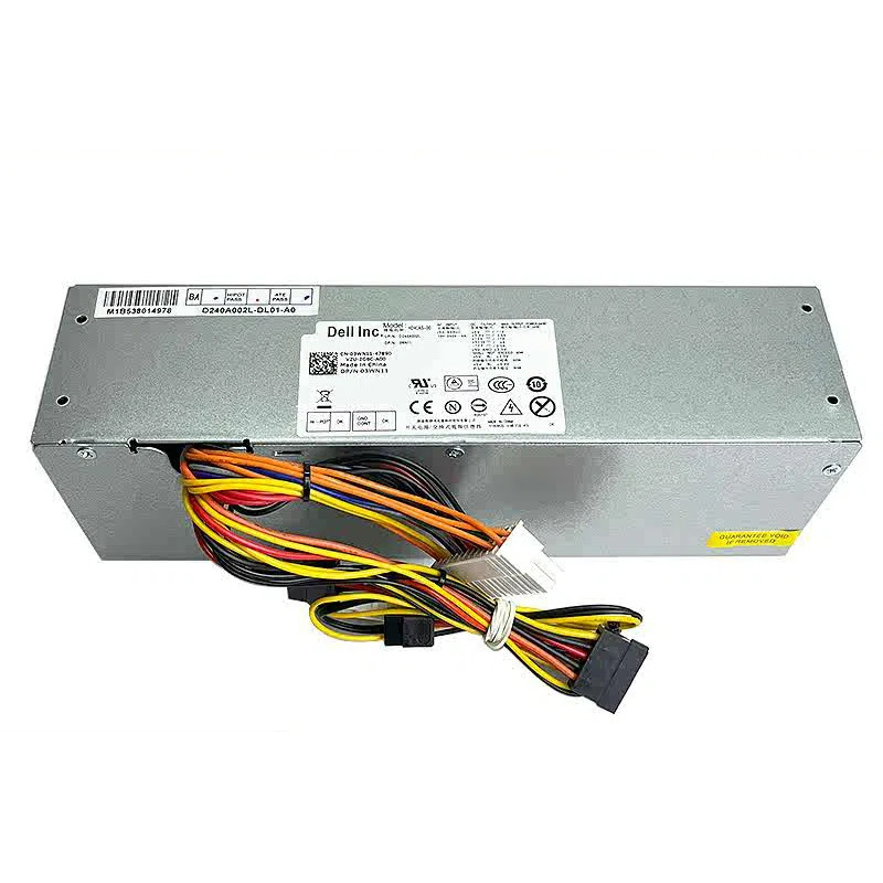 DELL 390 790 990SFF เดสก์ท็อปแชสซีขนาดเล็กแหล่งจ่ายไฟ H240AS-00 3WN11 L240AS-00