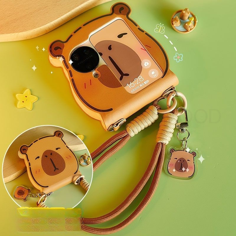 เคสมือถือสำหรับ OPPO Find N3 flip N2 flip หน้าจอพับได้เคสมือถือคัปปิบาลา