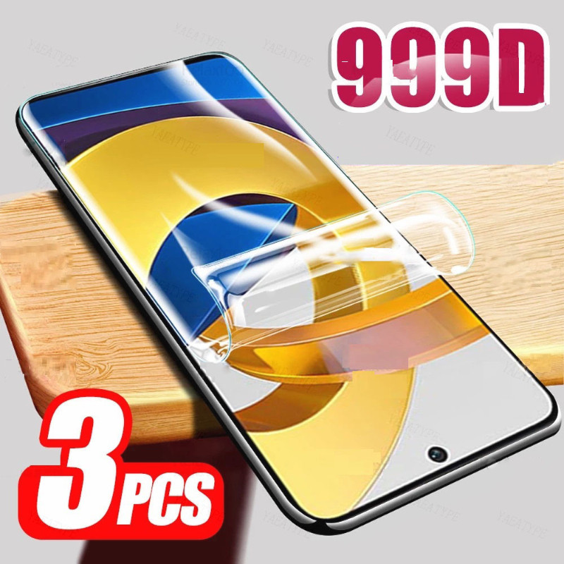 3 ชิ้น 999D HD Clear Soft Hydrogel ฟิล์มสําหรับ Spark 20 10 Pro Plus 4G 5G 9T 8C 8P 8T 7T 7P Anti Bl