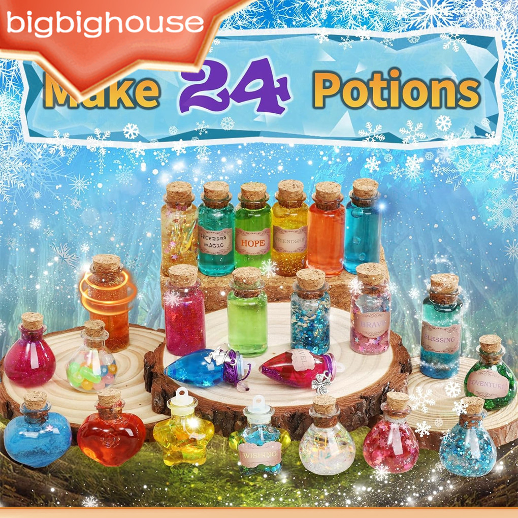 BihoFairy Potions Kit Kids - ตกแต่ง DIY Magical Potions, ของเล่นศิลปะที่สร้างสรรค์สําหรับของขวัญวันเ